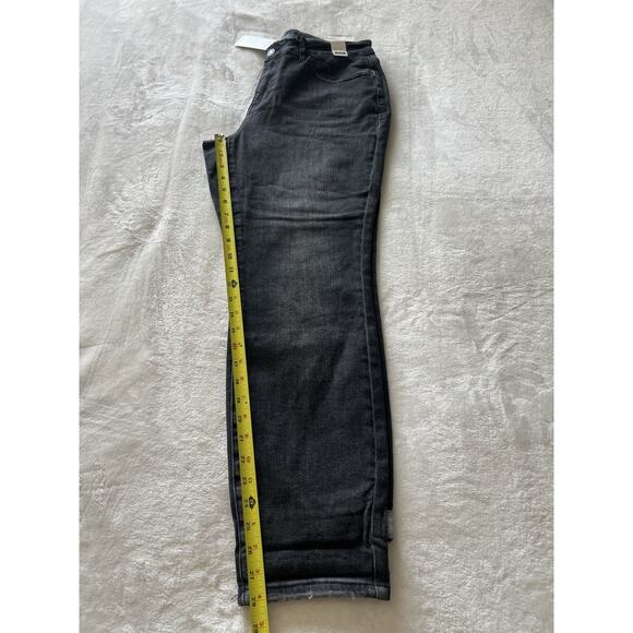 NWT Judy Blue Boyfriend Fit Cuffed Jeans Sz 16W Women’s JB88130 Black Pants NEW - Picture 16 of 16